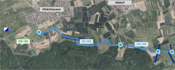 Infoveranstaltung am 26.01.2023 zum Trassenverlauf der neuen Transportleitung Hildrizhausen-ASG