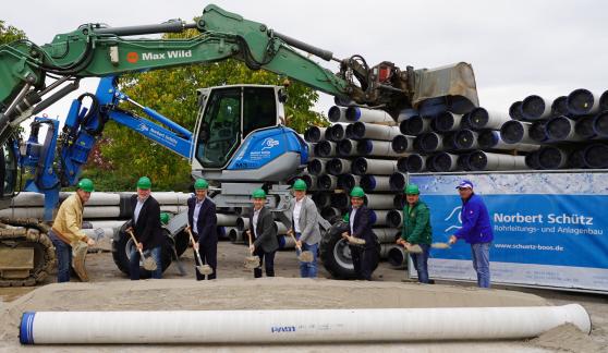 Anschluss der Gemeinde Hildrizhausen an die ASG